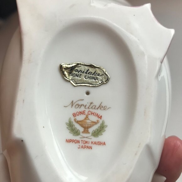 Vintage Noritake Bone China Mandarin Ducks Nippon Toki Kaisha Pair - Picture 3 of 14